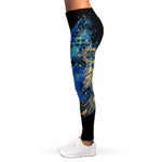 Native American Spiritual Wolf Print Women's Leggings
