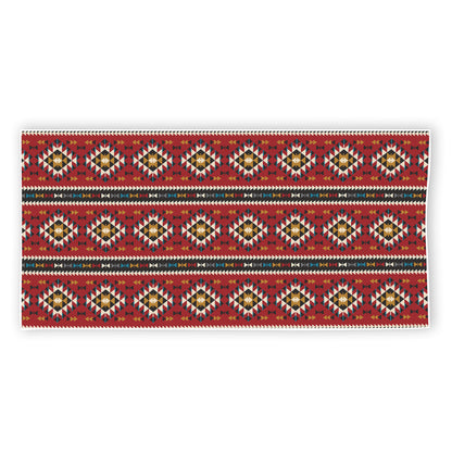 Native American Tribal Pattern Print Beach Towel