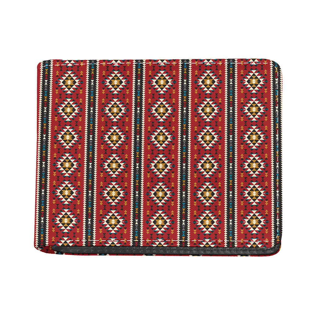 Native American Tribal Pattern Print Bifold Wallet