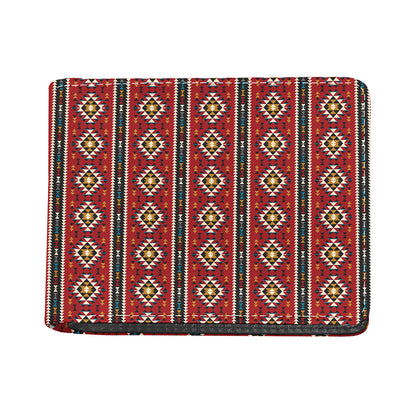Native American Tribal Pattern Print Bifold Wallet