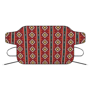 Native American Tribal Pattern Print Car Windshield Snow Cover