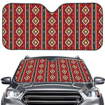 Native American Tribal Pattern Print Car Windshield Sun Shade