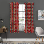 Native American Tribal Pattern Print Curtain