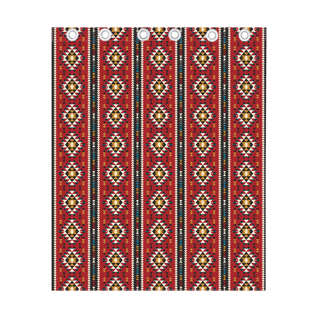 Native American Tribal Pattern Print Curtain