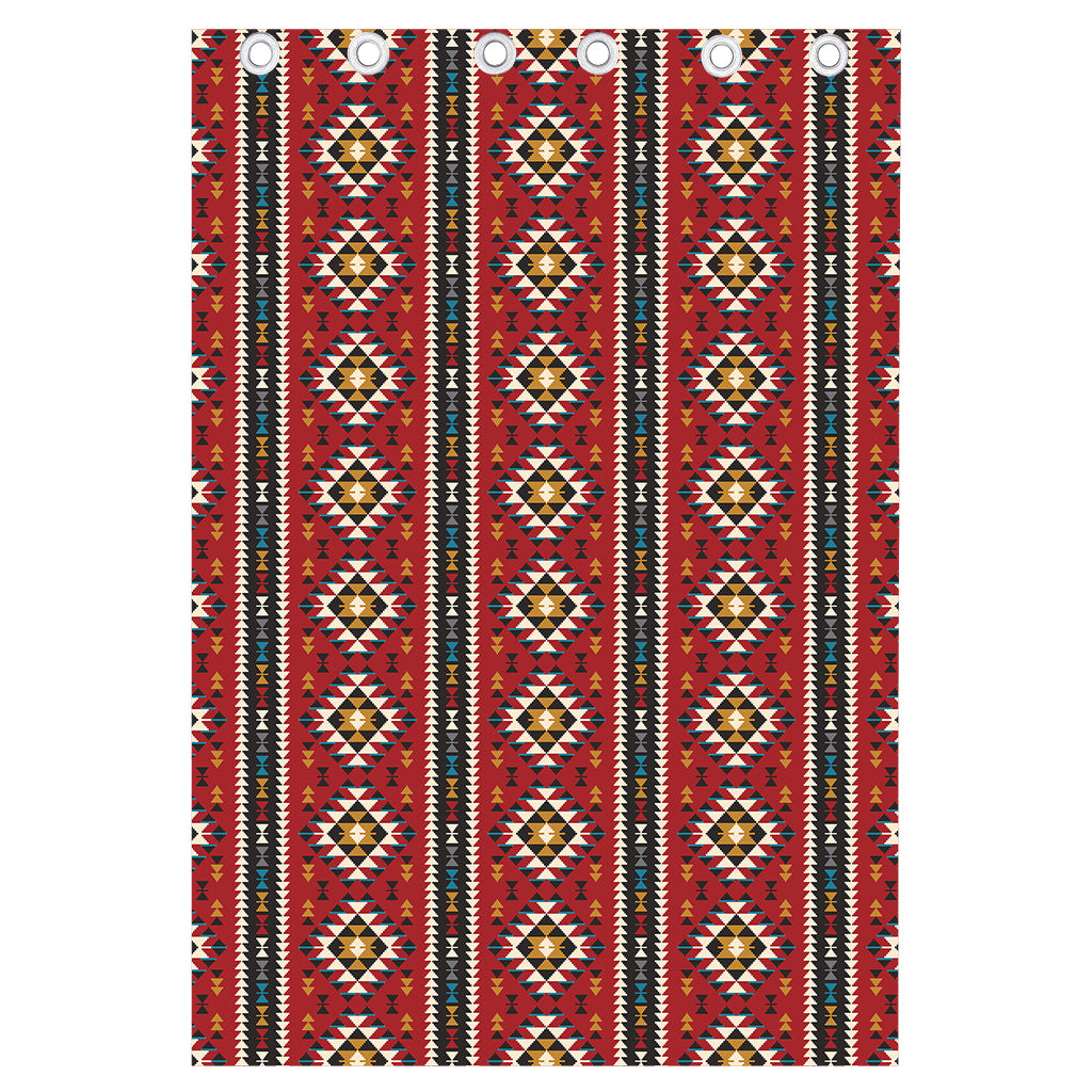 Native American Tribal Pattern Print Curtain