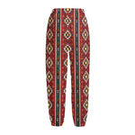 Native American Tribal Pattern Print Fleece Lined Knit Pants