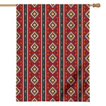 Native American Tribal Pattern Print House Flag