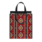 Native American Tribal Pattern Print Insulated Lunch Tote