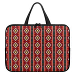 Native American Tribal Pattern Print Laptop Sleeve With Handle