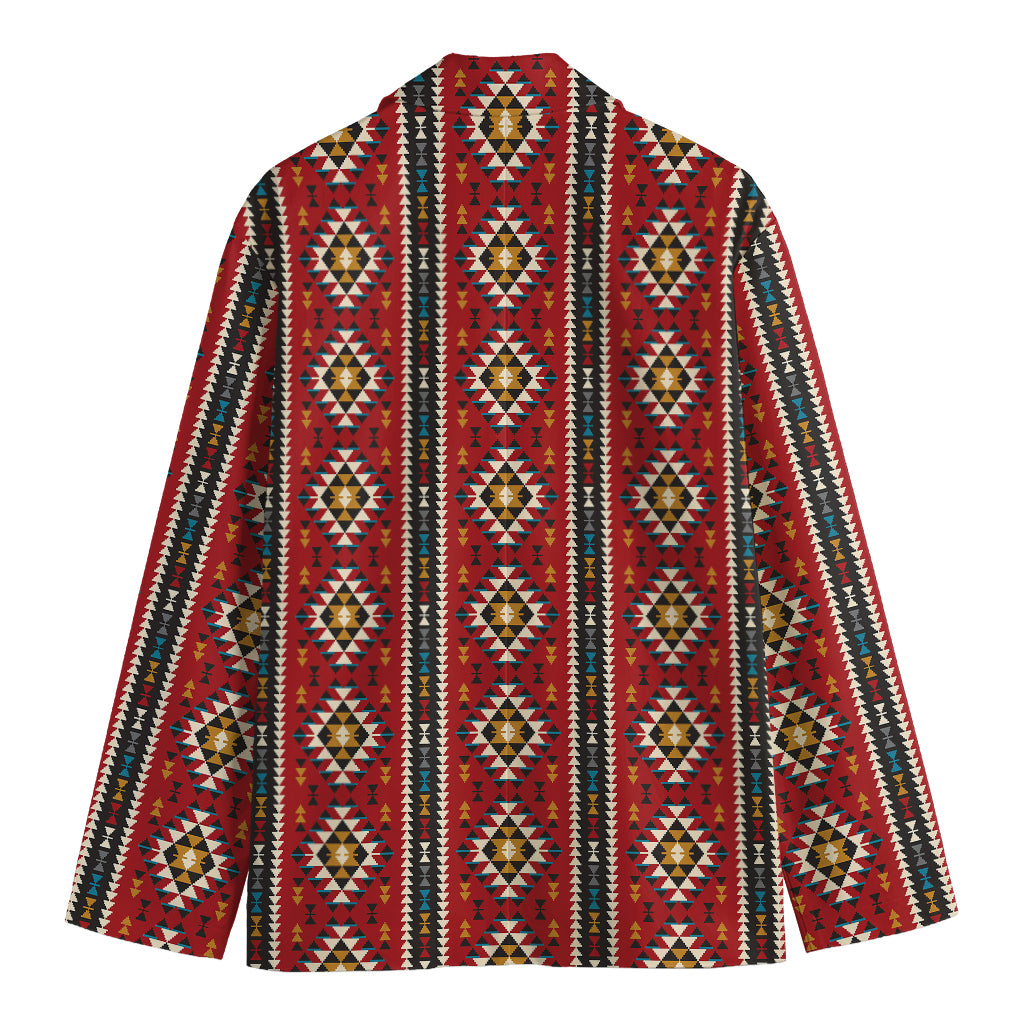 Native American Tribal Pattern Print Men's Blazer