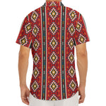 Native American Tribal Pattern Print Men's Deep V-Neck Shirt