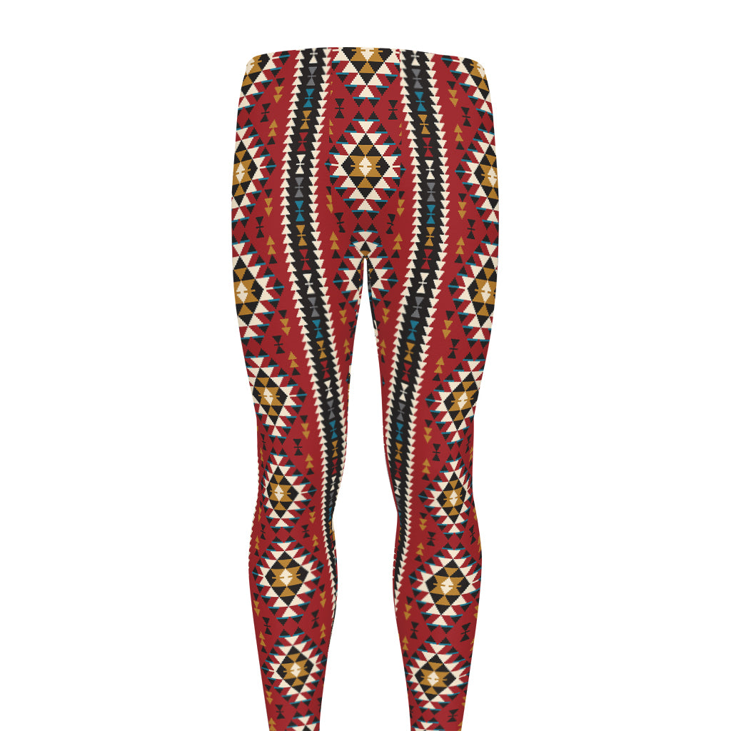 Native American Tribal Pattern Print Men's leggings