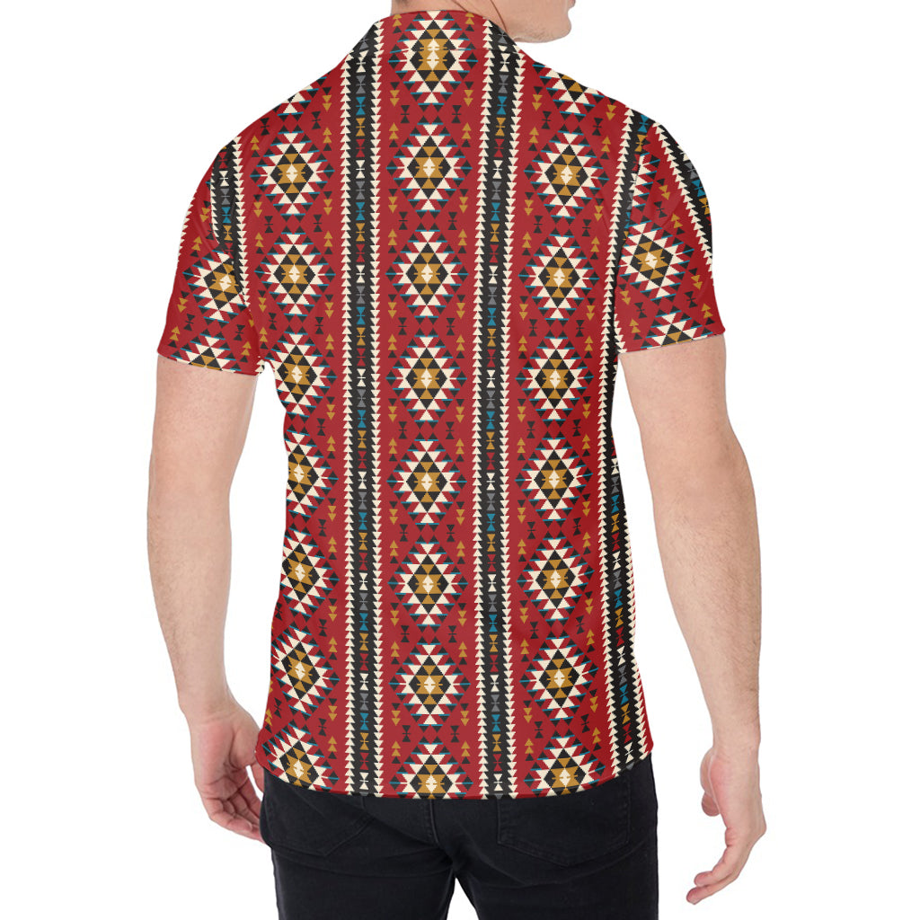 Native American Tribal Pattern Print Men's Shirt