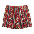 Native American Tribal Pattern Print Mesh Shorts