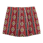 Native American Tribal Pattern Print Mesh Shorts