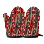 Native American Tribal Pattern Print Oven Mitts