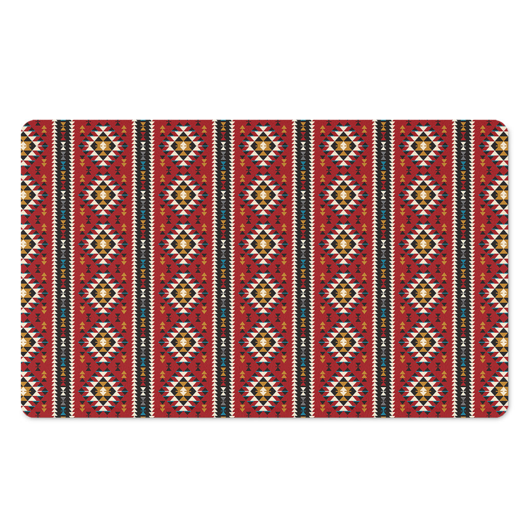 Native American Tribal Pattern Print Polyester Doormat