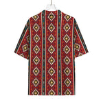 Native American Tribal Pattern Print Rayon Hawaiian Shirt