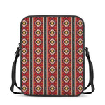 Native American Tribal Pattern Print Rectangular Crossbody Bag