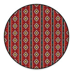 Native American Tribal Pattern Print Round Floor Mat