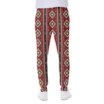 Native American Tribal Pattern Print Scuba Joggers