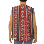 Native American Tribal Pattern Print Sleeveless Baseball Jersey