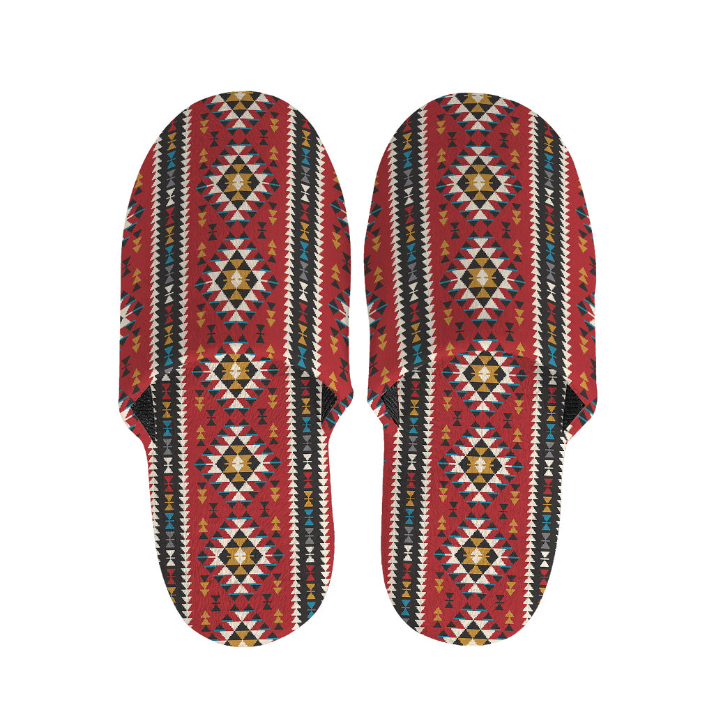 Native American Tribal Pattern Print Slippers
