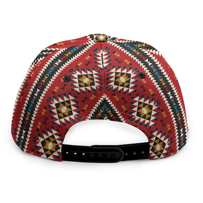 Native American Tribal Pattern Print Snapback Cap