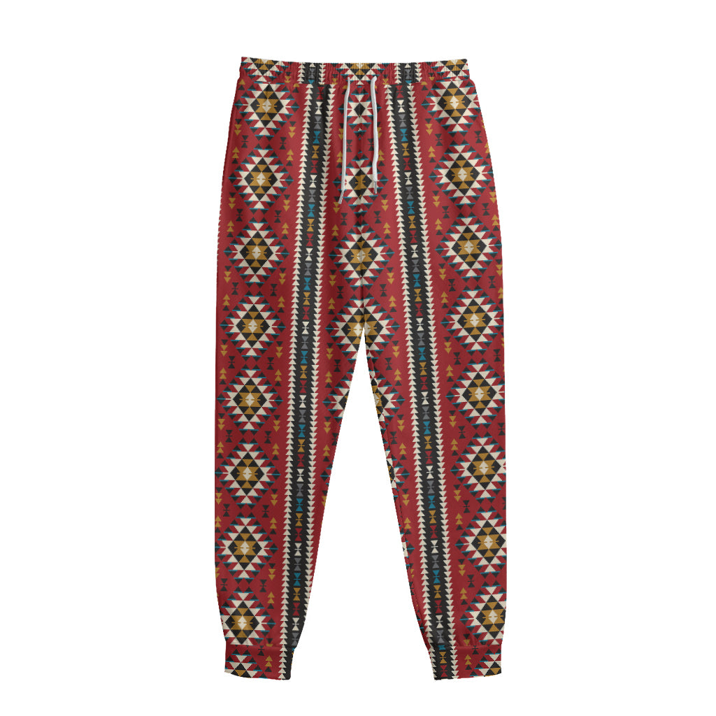 Native American Tribal Pattern Print Sweatpants