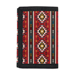 Native American Tribal Pattern Print Trifold Wallet