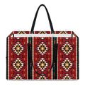 Native American Tribal Pattern Print Utility Tote Bag