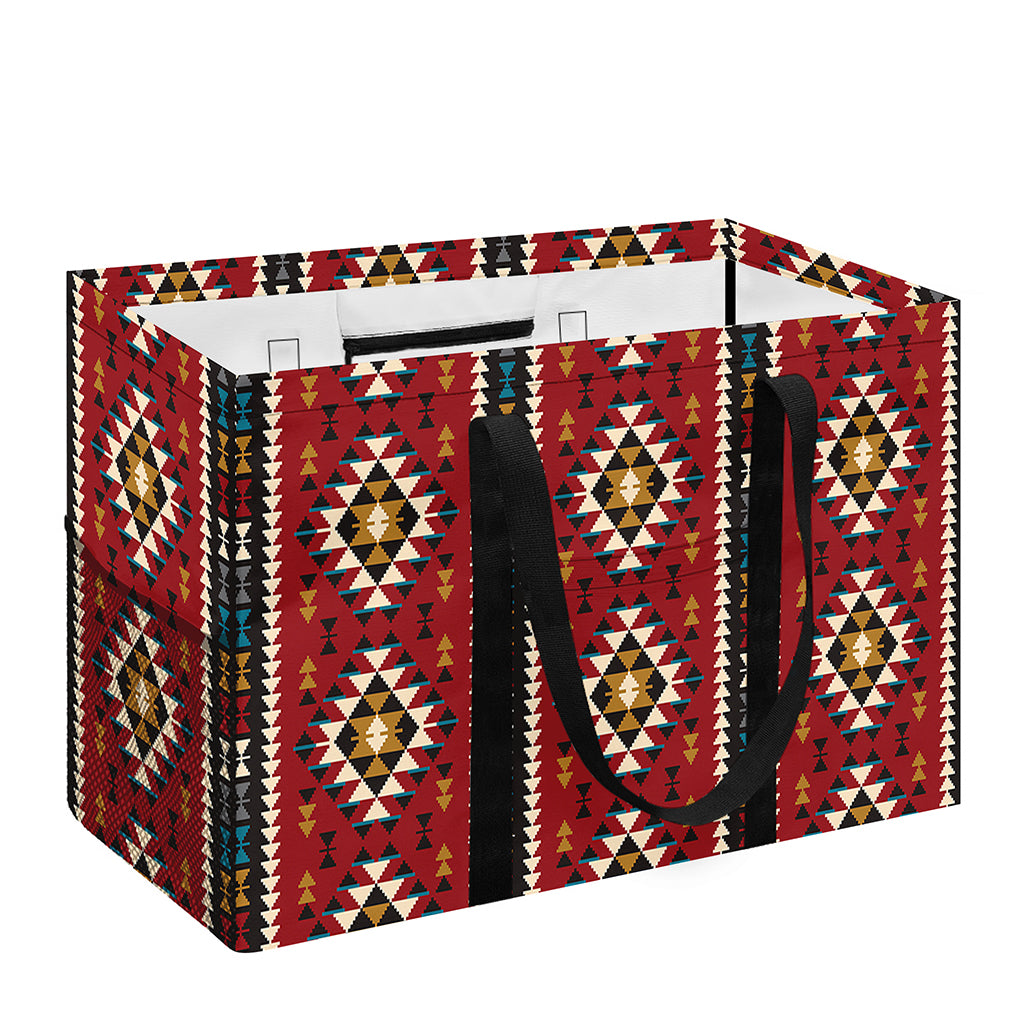 Native American Tribal Pattern Print Utility Tote Bag