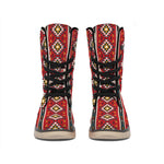 Native American Tribal Pattern Print Winter Boots