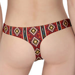 Native American Tribal Pattern Print Women's Thong