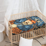 Native American Wolf Girl Print Baby Crib Sheet