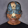 Native American Wolf Girl Print Baseball Cap