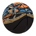 Native American Wolf Girl Print Basketball