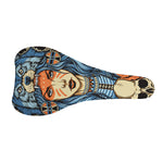 Native American Wolf Girl Print Bicycle Seat Cover