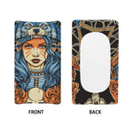 Native American Wolf Girl Print Changing Pad Cover