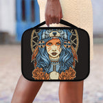 Native American Wolf Girl Print Classic Bible Case