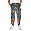 Native American Wolf Girl Print Cotton Sweatpants