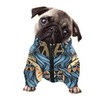 Native American Wolf Girl Print Dog Zip Up Jacket