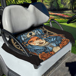 Native American Wolf Girl Print Golf Cart Seat Cover
