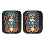 Native American Wolf Girl Print Handle Covers