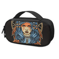 Native American Wolf Girl Print Portable Cooler Travel Case