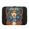 Native American Wolf Girl Print Laptop Sleeve
