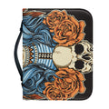 Native American Wolf Girl Print Leather Bible Cover