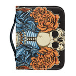 Native American Wolf Girl Print Leather Bible Cover