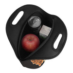 Native American Wolf Girl Print Neoprene Lunch Bag