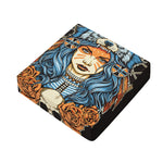 Native American Wolf Girl Print Outdoor Seat Cushion Cover